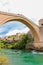 Vertical shot of Stari Most also known as Mostar Bridge. Bosnia and Herzegovina.