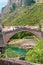 Vertical shot of Stari Most also known as Mostar Bridge. Bosnia and Herzegovina.