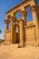 Vertical shot of the temple of Isis Aswan in Egypt