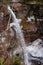 Vertical shot of the Upper Falls of Kaaterskill Falls