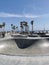Vertical shot of the Venice Beach Skatepark in Los Angeles, California