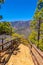 Vertical shot of a viewpoint in the La Cumbrecita National Park