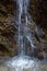 Vertical shot of the Waterfall Sopot in the mountain Medvednica in Zagreb, Croatia