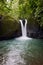 Vertical shot of a waterfall in Uvita, Costa Rica