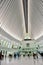 Vertical shot of WTC subway station.