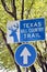 Vertical Sign for Texas Hill Country Trail