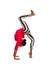 Vertical splits. Latina dancer girl