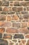 Vertical stone wall