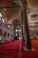 Vertical of the Suleymaniye Camii Mosque interior, moschee in Istanbul, Turkey