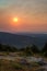 Vertical Sunset Over Cadillac Mountain in Acadia National Park Maine