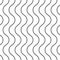 Vertical thin wavy lines vector seamless pattern. Subtle geometric texture