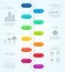 Vertical Time Line January To December Vector Infographic