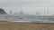 Vertical Video Gold Coast Skyline from the Beach