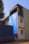 Vertical View of an Apartment Gutted by Fire