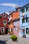 Vertical view of Burano