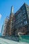 A vertical view of Domino Park, a 6-acre public park in the Williamsburg neighborhood of Brooklyn,