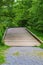 Vertical View of a Handicap Accessible Woodland Boardwalk