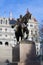 Vertical view of the historic General Philip Henry Sheridan Memorial in East Capitol Park, in