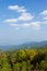 Vertical view mountain background at Doi Mae Taman Chiang Mai at