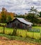 Vertical View of Old Barn in Ozark Mountains, Arkansas