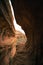 Vertical view of popular Subway Cave in Boynton Canyon Sedona Arizona