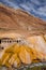 Vertical view of Puente del Inca, Mendoza, Argentina