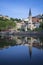 Vertical view of Saint-Georges church