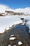 Vertical view of Tignes village