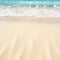 vertical view of wave on the sand, AI generated