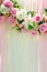 Vertical wedding scene background