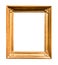 Vertical wide retro wooden painting frame