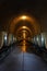 Vertical Wine Barrel Storage in Cellar Cave