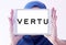 Vertu mobile phones manufacturer logo