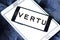 Vertu mobile phones manufacturer logo