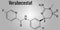 Verubecestat Alzheimer's disease drug molecule BACE1 inhibitor. Skeletal formula.