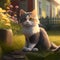 very adorable cat 3d images