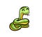 A Very Adorable Green Snake