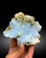 very beautiful Aquamarine crystals cluster with muscovite mineral specimen form nagar valley gilgit Pakistan