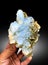 very beautiful Aquamarine crystals cluster with muscovite mineral specimen form nagar valley gilgit Pakistan