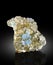 very beautiful aquamarine var beryl wiht muscovite Mineral specimen from nagar Pakistan
