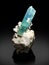 Very beautiful blue Aquamarine var Beryl crystal specimen from skardu Pakistan