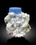 very beautiful deep blue Aquamarine mineral specimen skardu pakistan