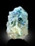 very beautiful indicolite blue tourmaline with quartz crystal mineral specimen form Afghanistan