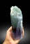 Very Beautiful Multi color Blue green hiddenite var spodumene kunzite crystal from Afghaistan