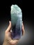 Very Beautiful Multi color Blue green hiddenite var spodumene kunzite crystal from Afghaistan