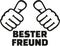 Very best friend german with thumbs