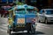 Very Bright and Colorful Tricycle of A Filipino