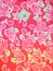 A VERY BRIGHT DEZINER COLOURFUL BRIGHT FLOWERING LOOKING WALLPAPER DAZZLING TO GIFT BELOVED ONE