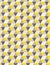 Very bright diamond Minimal geometric seamless vector pattern in yellow tones