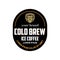 Very creative bear icon logo mascot brand for cold brew label